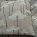 pair of balsam fir sachets in textured mushrooms taupe linen