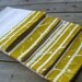 BABY blanket / organic flannel with saffron gold birch trees - fall woodland - eco friendly baby shower gift
