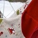 little red riding hood girls cape size 3T to 5T / boiled WOOL shrug with Japanese cotton lining / kids fairytale fashion