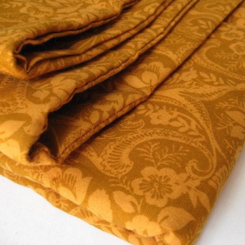 organic baby quilt / mod earth tones copper brown bedding (LAST 2) / Ready to Ship