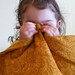 organic baby quilt / mod earth tones copper brown bedding (LAST 2) / Ready to Ship