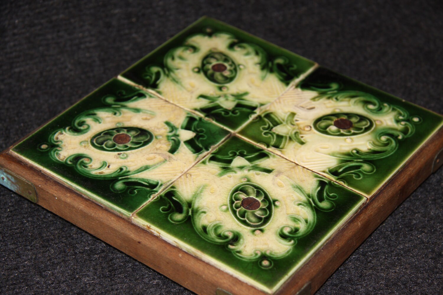 thumbnail image 2 of Framed 3D Rose Art-ceramic Roses On Velvet-deep Frame-rose Art... 2 of 12