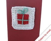 Knitted Greeting Cards Patterns PDF. Knit Your Own Cards. Heart, Gift, Tree, and Snowflake Designs