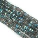 faceted LABRADORITE 7mm Faceted rondelle beads - 8 inch strand