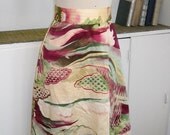 The Tokyo Traveler - Asian Graphic Printed Skirt