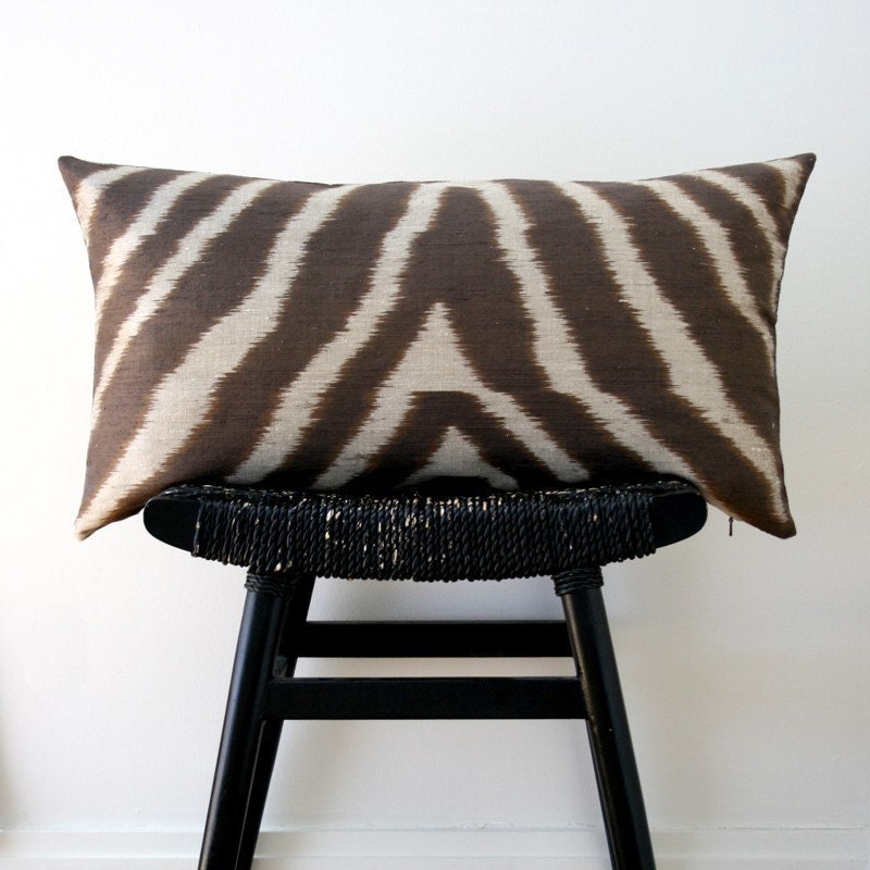 SAFARI Pure Silk Cushion Cover 63 x 34 cm