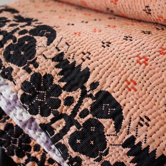 Vintage Kantha Throw