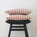 REGENCY STRIPE RED Cotton Cushion Cover 45 x 45 cm (18 inch)