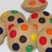 Felt play food MandM cookies