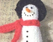 Crochet Snowman Ornament
