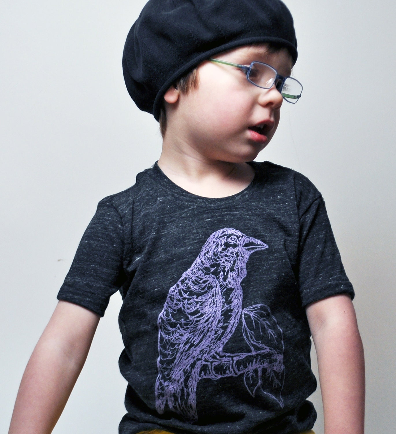 Raven Toddler Tee (Eco-charcoal) Short Sleeved