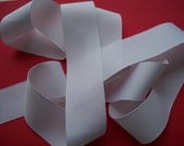 1 1/2 inch White Grosgrain Ribbon- 4 yards