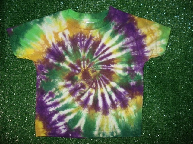 3T Mardi Gras Tie Dye Tshirt
