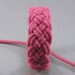 lighthouse red BASIC turks head knot bracelet adjustable size 995