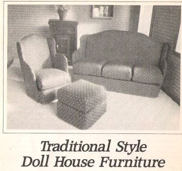 Vintage Doll House Furniture Pattern