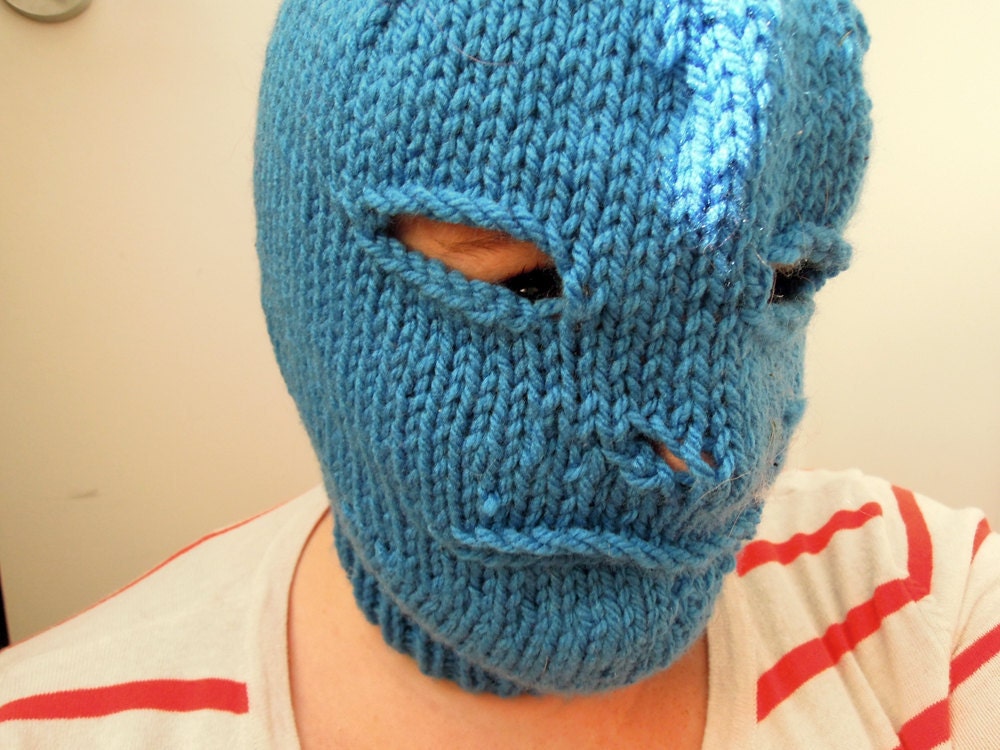 Blue Knit Balaclava (Proceeds benefit Pussy Riot)