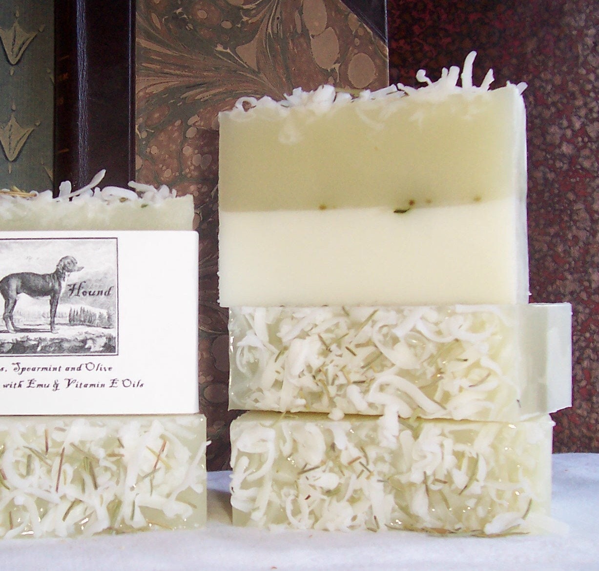 Eucalyptus ,Spearmint and Olive Handmade Goats Milk Soap Big 5-6 oz. Bar