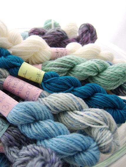 Winter Wonderland - Mini Skeins Fingering Sock Yarn Kit - Mini Mania (12)