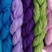 Pure wool yarn, sport weight, 9 skeins, one lb.