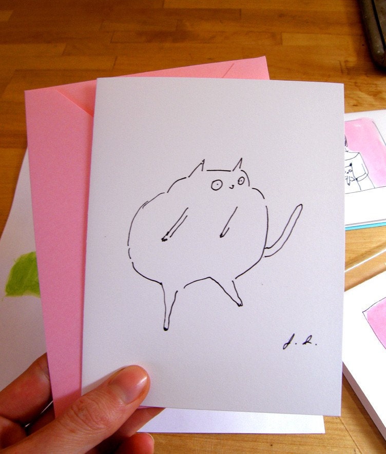 The Dancing Cat Cards