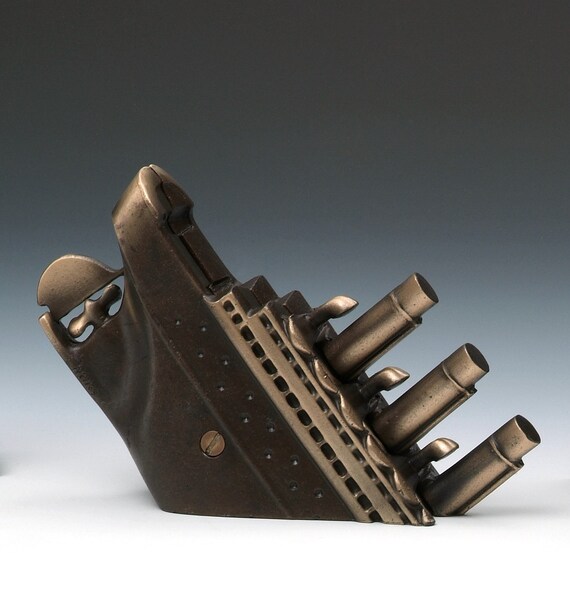 Titanic Bank, Cast Bronze for Your Desk or Table
