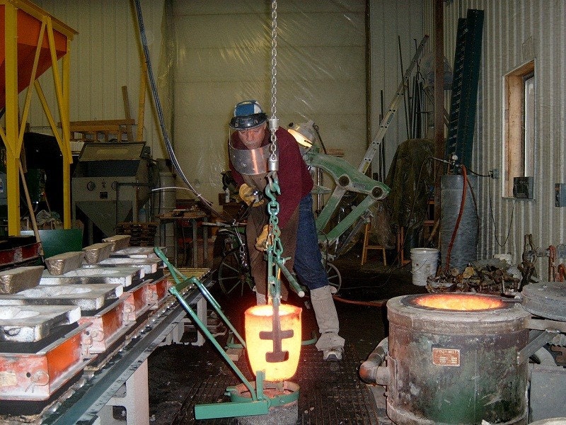 Land Speed Racer Cast Aluminum and Cast Bronze Heavy Metal