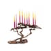 Cypress Menorah for 9 candle for Hannuka