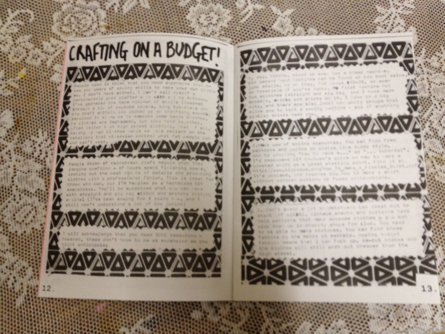Make It Work: A DIY fat positive craft/fatshion zine.