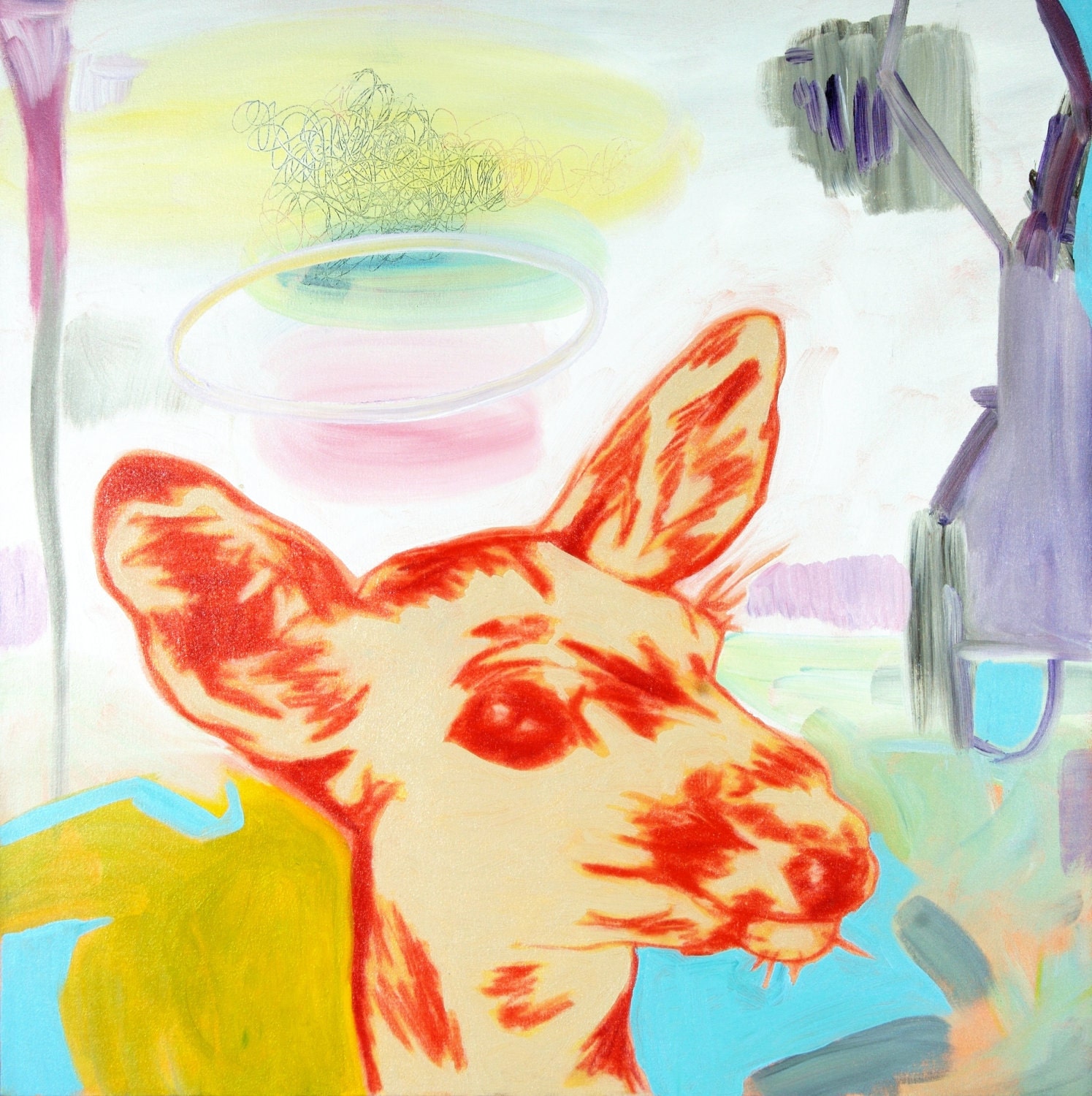 art Print 8.5" x11" Titled: "Deer"