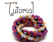 TUTORIAL -- Twisted Cubic Right Angle Weave Doughnuts and Bracelets