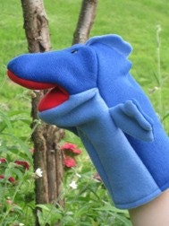 Blue Snarf Puppet