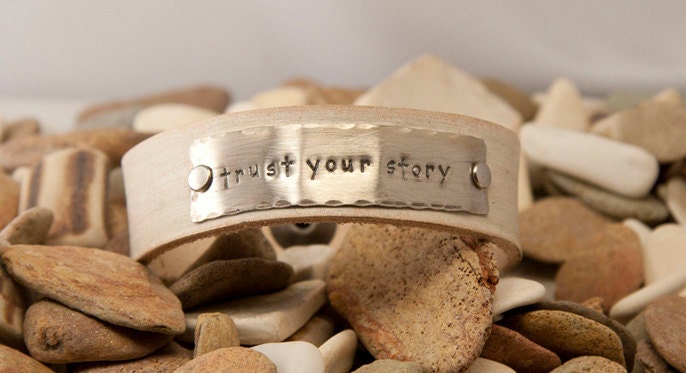leather cuff bracelet,3-4 in, white distressed leather, with a  buckle closure