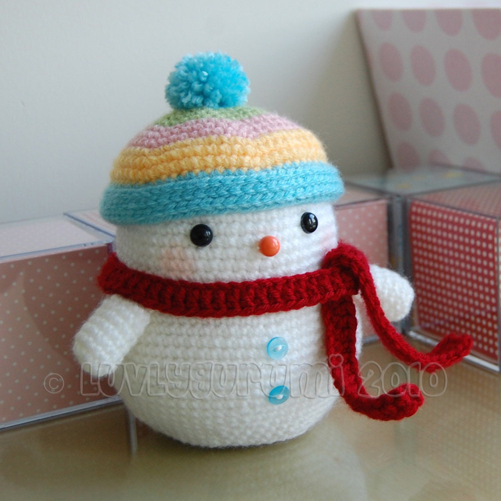 Snowman Gurumi Pattern
