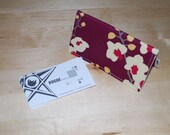 Business Card Case Holder Cover - VERT - Orchid Mulberry
