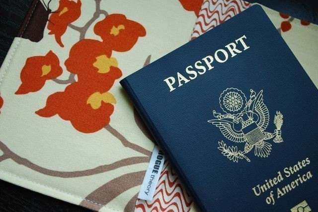 Passport Cover Case Cozy - BARKA - Orchid Cream