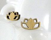 Lotus Studs in bamboo