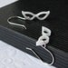 Maude's Eyeglasses Earrings in White