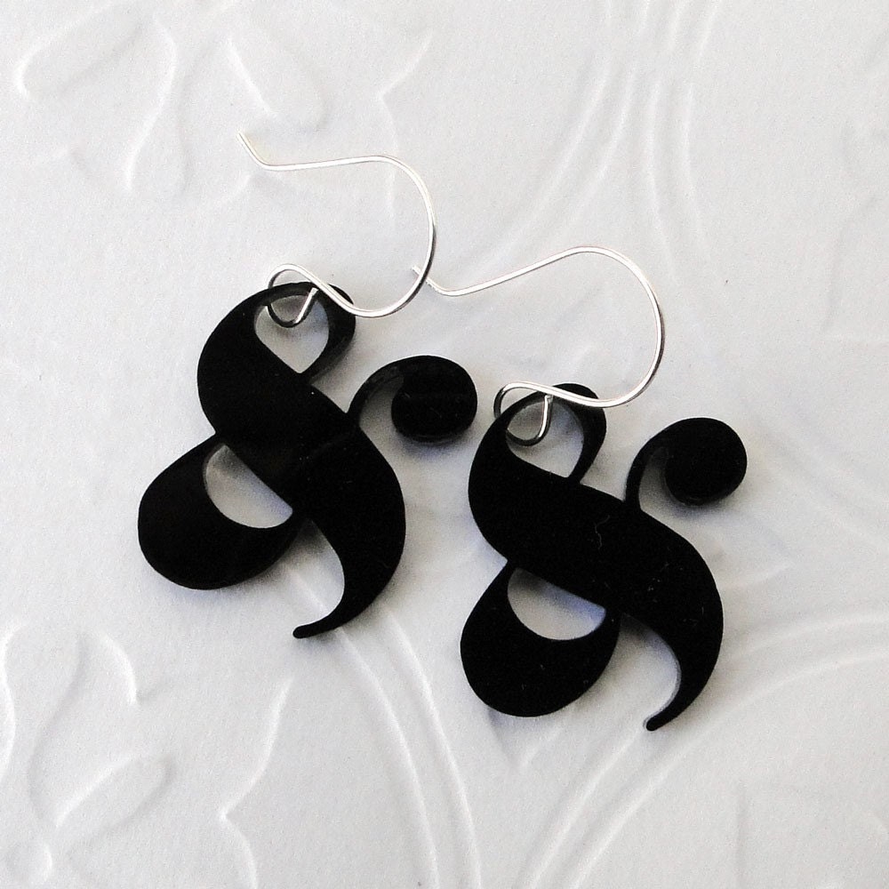 Elephant Ampersand Earrings