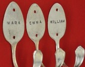 3 Personalized Spoon Hooks
