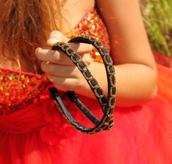 Britney Sequined Headband - set of two