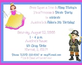 Princess and Pirate Birthday Party Invitations Il_170x135