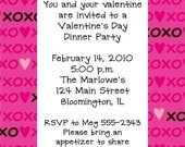 Hugs and Kisses Valentines Day Invitations Il_170x135