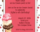 Ice Cream Social Valentines Day Invitations Il_170x135