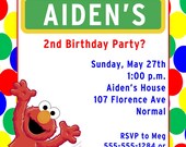 Sesame Street Birthday Party Invitations Il_170x135