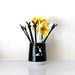 Playboy Mug and stir sticks instant collection Ceramic Black with plastic sticks