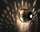 Wall Lighting: Steam light Sconce - Steampunk Lamp - Hard-Wired Model, Polished Finish