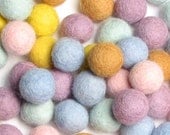 1.5CM Felt Balls/60-Piece - Cupcake Mix