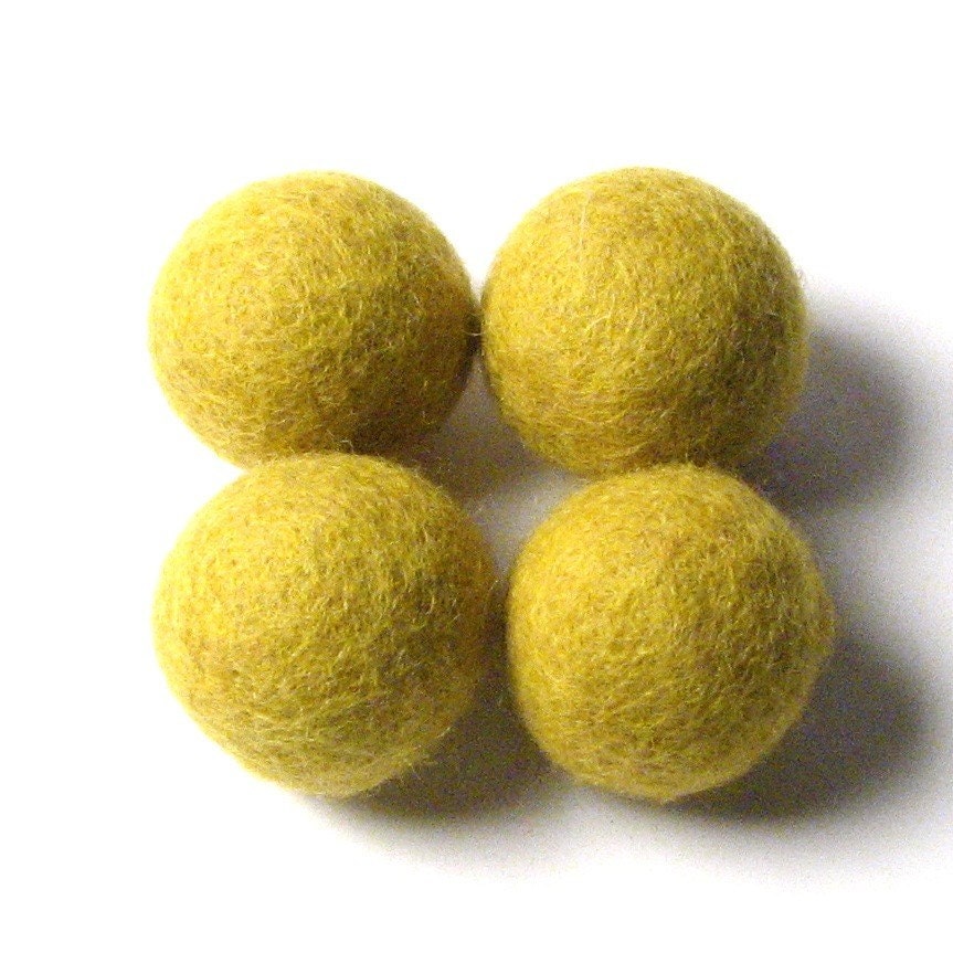 3CM Felt Balls/8-Piece - Limon