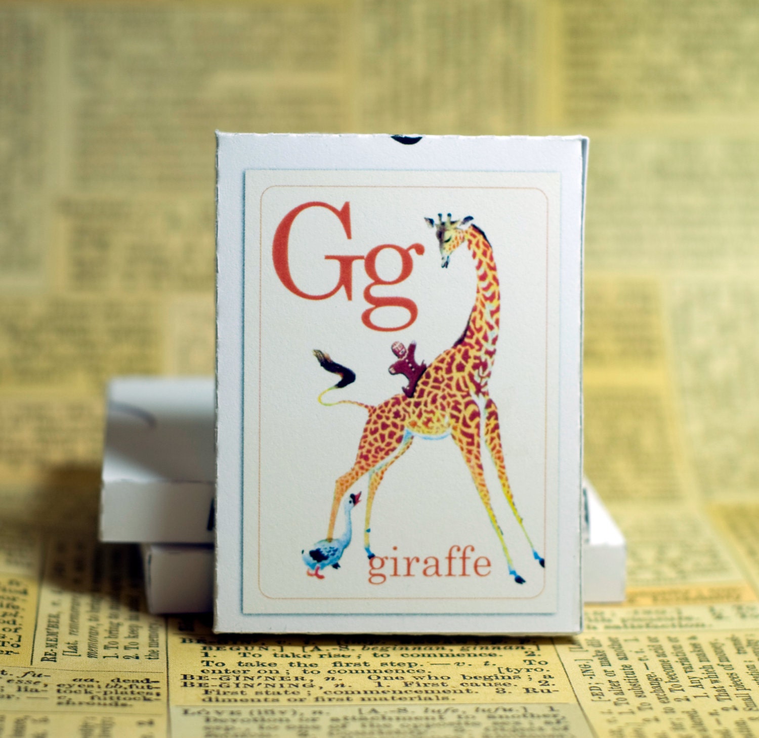 Mini Animal ABC Flashcards - Set of 26