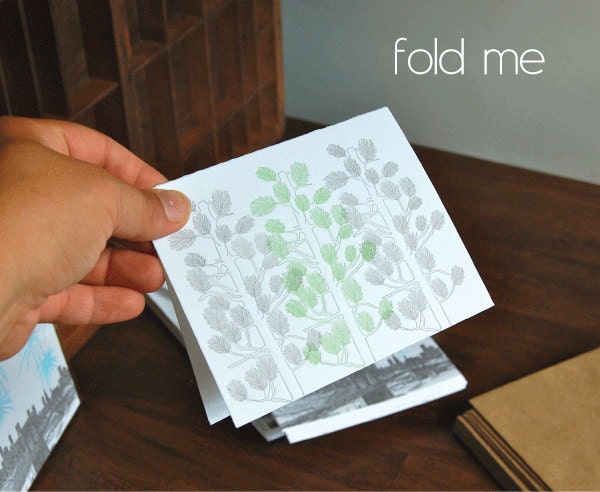 SALE: 2012 Letterpress Printed Calendar/ note card set w/13 envelopes